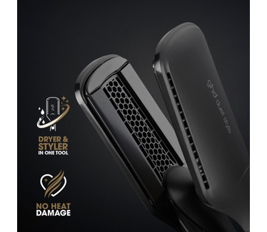 ghd ghd - Duet Style - 2-in-1 Hete lucht Stijltang - Zwart