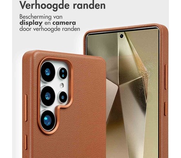 Accezz Leather Bookcase 2-in-1 met MagSafe
