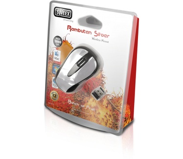 Sweex MI451 Wireless Mouse (Zilver)