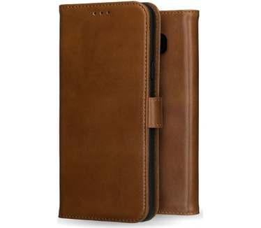 Rosso Deluxe Samsung Galaxy Note 9 Hoesje Echt Leer Book Case Bruin (Galaxy Note 9) Bruin