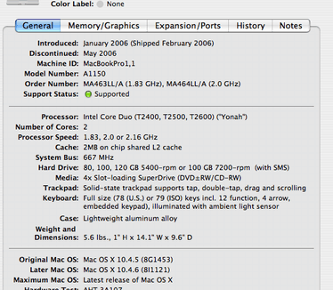 Mactracker 4.0.6 (crop)