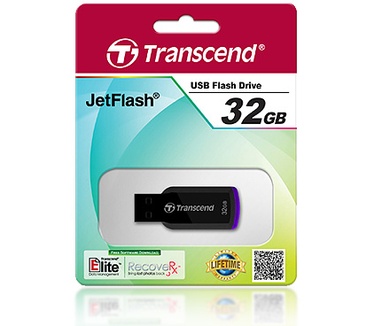 Transcend JetFlash 360 32GB Zwart
