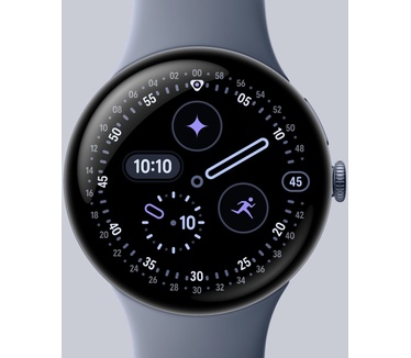 Google Pixel Watch 4, 4G, 45mm, Grijs (Grijs, Zwart)