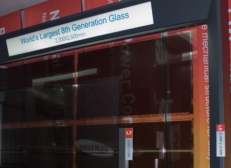Samsung 8th gen glassubstraat
