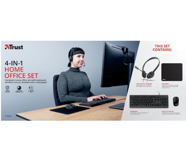 Trust PRIMO 4-IN-1 HOME OFFICE SET BE