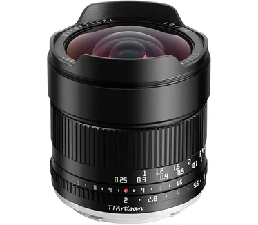 TTArtisan APS-C F2 metalen lens 10 mm compatibel met Canon RF-vatting - zwart