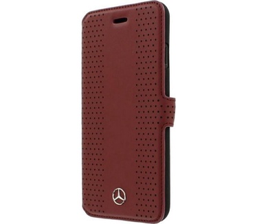 Mercedes-Benz Leather Book Case - Apple iPhone 7/8 Plus - Rood Rood