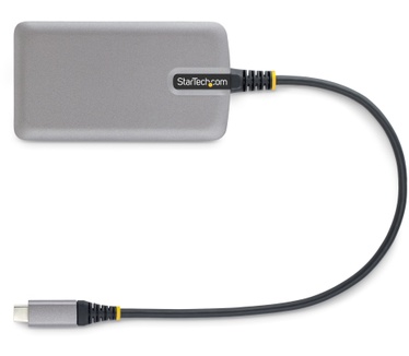 Startech.com 3-Port USB-C Hub met Ethernet, 3x USB-A , Gigabit Ethernet RJ45, USB 3.0 5Gbps, Bus-Powered, 30cm Kabel, Compacte Laptop USB Type-C Hub Adapter met GbE, Micro USB Voeding