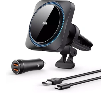 esr ESR Wireless Car Charger with CryoBoost™ (HaloLock) (iPhone 12-series, iPhone 13-series, iPhone 14-seri)