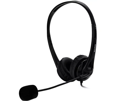 Acutek 218U VOLUME CONTROLL USB Headset - Zwart
