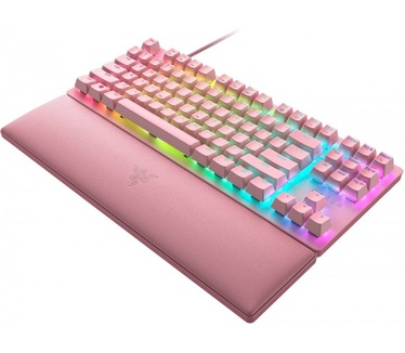 Razer Huntsman V2 Tenkeyless (Linear Optical, Qwerty US) Roze