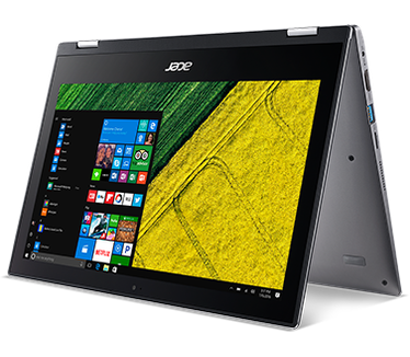 Acer Spin 1 SP111-32N SP111-32N-P7L4 -11.6 FHD - Intel Pentium N4200 Quad Core - 4GB DDR3 - 128GB eMMC - Intel HD Graphics 505 - WLAN ac/b/g/n + BT - Win10H - QWERTY -  Steel Grey