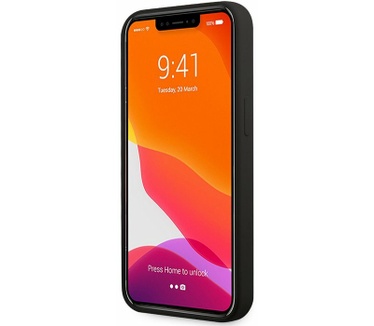 Ferrari Silicone Back Case - Apple iPhone 13 (6.1") - Zwart Zwart