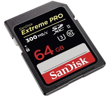Sandisk 64 GB SDXC CARD Extreme PRO UHS-II 300MB/s