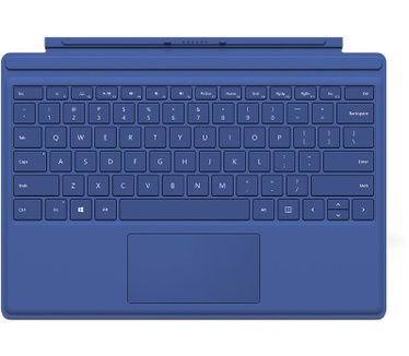 Microsoft Surface Pro 4 Type Cover Qwerty Blauw