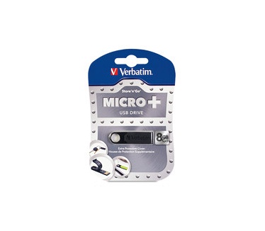 Verbatim Store 'n' Go Micro-USB Drive Plus 8GB Zwart