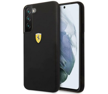 Ferrari SF Silicone Case voor Samsung Galaxy S22 - Zwart Zwart