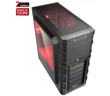 ScreenON - AMD Ryzen 5 3600 Allround Game Computer / Gaming PC - Geforce GTX 1050 Ti 4GB - 16GB RAM - 480GB SSD - Windows 10 - ROOD