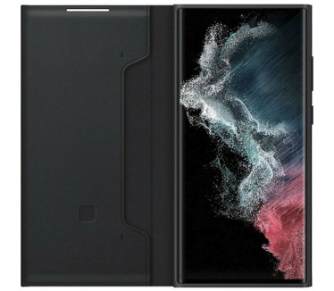 Samsung Galaxy S22 Ultra - LED Wallet Case EF-NS908PB - Zwart Zwart