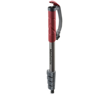 Manfrotto Compact Monopod (Grijs/Rood)