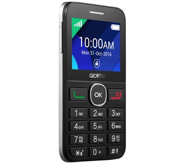 Alcatel 20.08G Zilver, Zwart