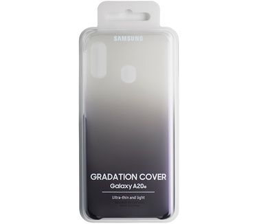 Samsung Galaxy A20e Gradation Cover (Galaxy A20) Zwart