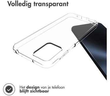 Accezz Clear Backcover Motorola Moto G13 / G23 - Transparant