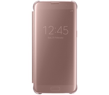 Samsung Galaxy S7 edge Clear View Cover (Galaxy S7 edge) Rosé Goud