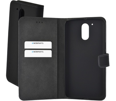 Mobiparts Premium Wallet Case Motorola Moto G4, Moto G4 Plus Black