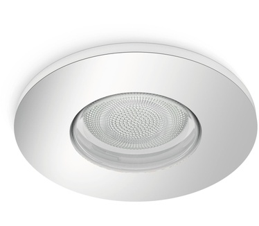 Philips Hue Xamento badkamerinbouwspot - wit en gekleurd licht - per stuk Grijs
