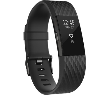 Fitbit Charge 2 - Black/Gunmetal (S)