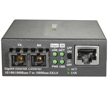 Startech.com Gigabit Ethernet to SC Fiber Media Converter - 1000Base-LX - Single-mode - 10 km