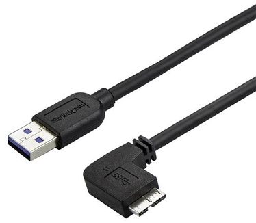 Startech.com Slim Micro-USB 3.0 Cable - M/M - Right-Angle Micro USB - 2m (6ft)