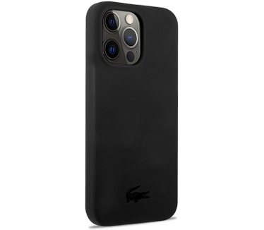 Lacoste Silicone Back Case - Apple iPhone 13 Pro (6.1") - Zwart Zwart