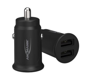 Ansmann InCar Charger CC212 1000-0030 Caricatore USB Automobile, Camion Corrente di uscita max. 2400 mA 2 x Presa A USB