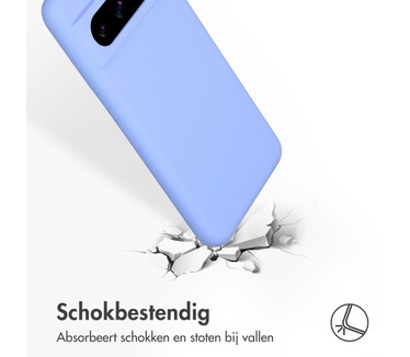 Accezz Liquid Silicone Backcover Google Pixel 8 Pro - Paars
