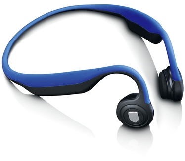 Lenco BCH-1000 Bluetooth Cuffie auricolari Cuffia Open Ear headset con microfono, resistente allacqua Nero, Blu