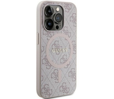 Guess 4G MagSafe Back Case - Apple iPhone 13 Pro Max (6.7") Roze Roze