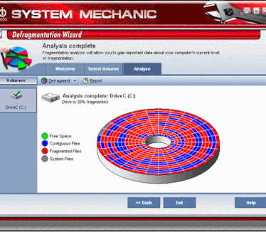 System Mechanic - defrag screenshot (resized)