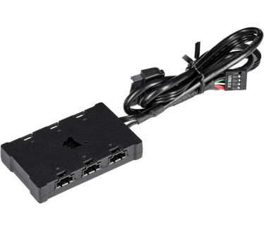 Corsair iCUE QL120 RGB 120mm PWM Triple Fan with Lighting Node CORE, 120mm