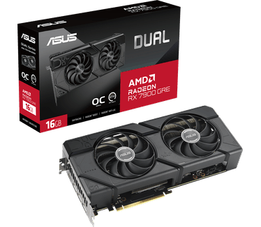 ASUS Dual Radeon RX 7900 GRE OC Edition 16GB GDDR6