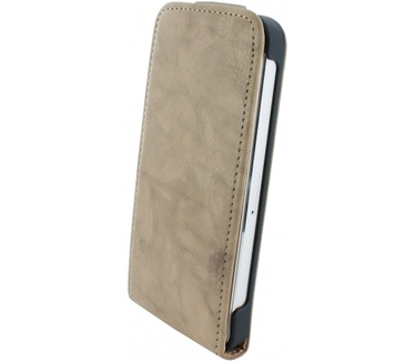 Mobiparts Mobiparts Vintage Flip Case Apple iPhone 5/5S Creme