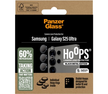 PanzerGlass Hoops® Black Lens Protector Samsung Galaxy S25 Ultra