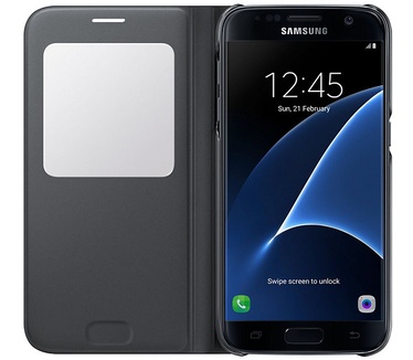 Samsung Galaxy S7 S-View Cover Zwart