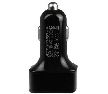 Arctic Car Charger 7200 - 3-Port USB Car Charger