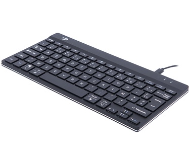 R-Go Tools R-Go Compact Break Toetsenbord, AZERTY (FR), zwart, bedraad