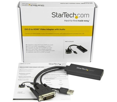 Startech.com DVI naar HDMI video adapter met USB voeding en audio 1080p