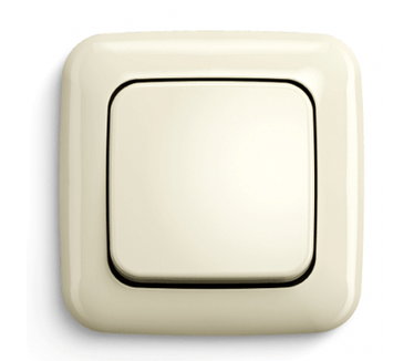 Z-wave.me Busch-Jaeger Wipper met frame enkel creme
