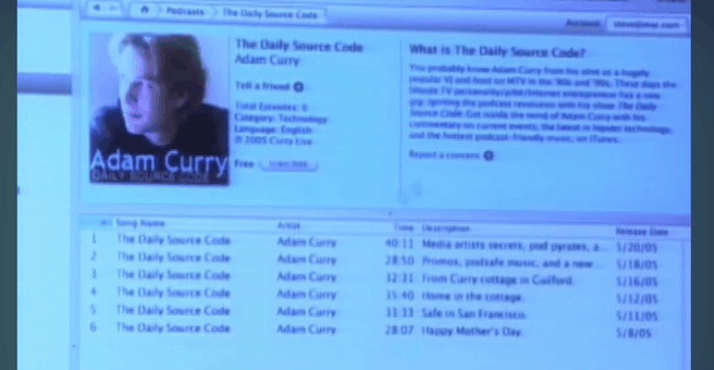Adam Curry podcast, Steve Jobs op D3-conferentie