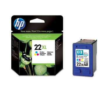 HP 22XL Tri-color Inkjet Print Cartridge